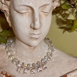 Rockstar in stone necklace